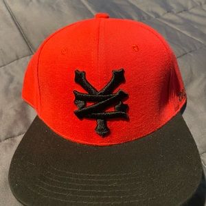 Zoo York Red/Black SnapBack with cardboard inside no tags